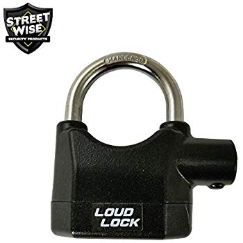 Streetwise Loud Lock Padlock with Alarm
