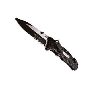 Folding Tactical Survival Pocket Knife Assisted Open with Two Tone Blade