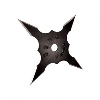 4" Black 4 Point Throwing Star