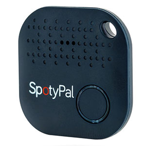 SpotyPal The Original - Upgrade Your Life - Item, Key, Phone Finder, Panic Button, Separation Alert, Replaceable Battery - Navy Blue
