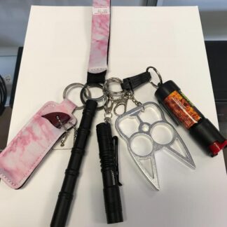 Safety Keychain Set Pink