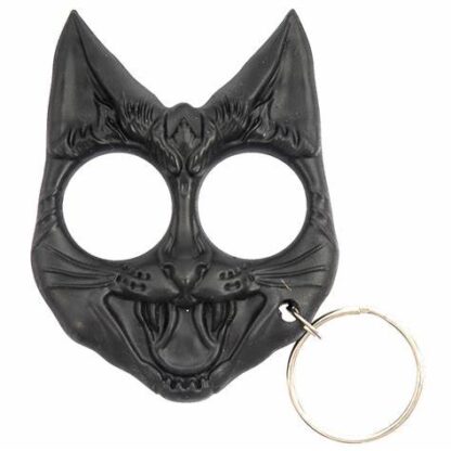 Wild Cat Self Defense Keychain - Black