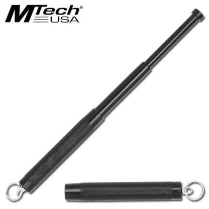 Mtech 12 Inch Expandable Keychain Steel Self Defense Baton