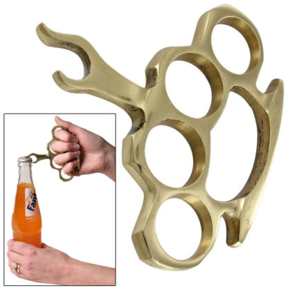 100 % Real Genuine Brass Knuckle Bottle Opener