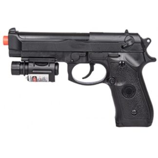 P2218B Airsoft Spring Powered Pistol with Laser