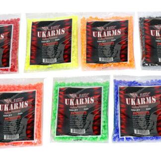 1000 Count BBs .12g 6mm Airsoft Gun| Assorted Colors Bags