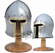 Barbute Miniature Helmet With Stand