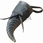 Medieval Drinking Horn with Leather Holster