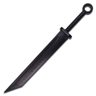 38 Inch Overall Black PP Material Chinese War Practice Training Sword