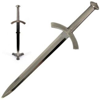 Medieval Norman Replica Sword Letter Opener Knife with Stand
