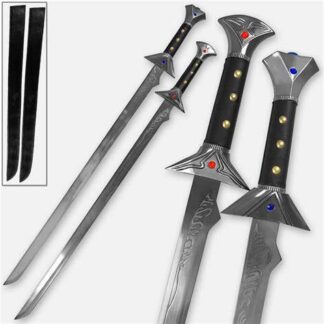 Icingdeath Twinkle Drizzt Do'Urden Scimitar Combo Sword Set