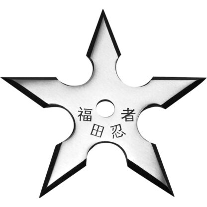 3.5" Heavy Duty Stainless Steel 5 Point Throwing Star